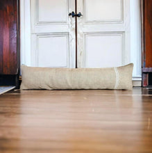 Load image into Gallery viewer, Hessian &amp; Lace Draught Excluder
