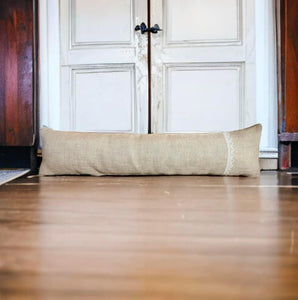 Hessian & Lace Draught Excluder