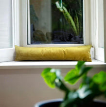 Load image into Gallery viewer, Mustard Velvet Draught Excluder
