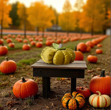 Load image into Gallery viewer, Cinderella Mustard Velvet Pumpkin
