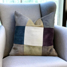 Load image into Gallery viewer, Velvet Patchwork Cushion
