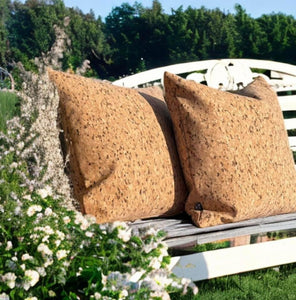 Natural Cork Outdoor Cushion Black Speckled