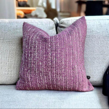 Load image into Gallery viewer, Pink Boucle Textured Cushion
