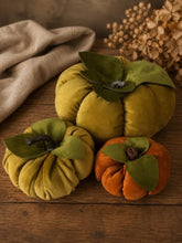 Load image into Gallery viewer, Mustard Velvet Pumpkin Large
