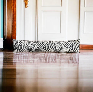 Zebra Linen Mix Draught Excluder