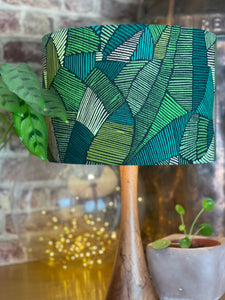 Leaf Print Lampshade
