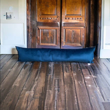 Load image into Gallery viewer, Navy Velvet Draught Excluder
