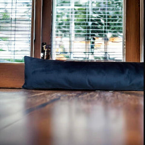 Black Velvet Draught Excluder