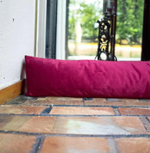 Load image into Gallery viewer, Cerise Velvet Draught Excluder
