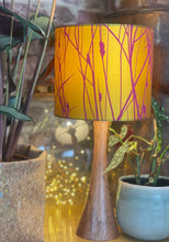 Load image into Gallery viewer, Silk Mustard &amp; Magenta Grasses Lampshade
