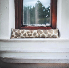 Load image into Gallery viewer, Giraffe Velvet Draught Excluder
