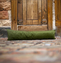 Load image into Gallery viewer, Olive Velvet Draught Excluder
