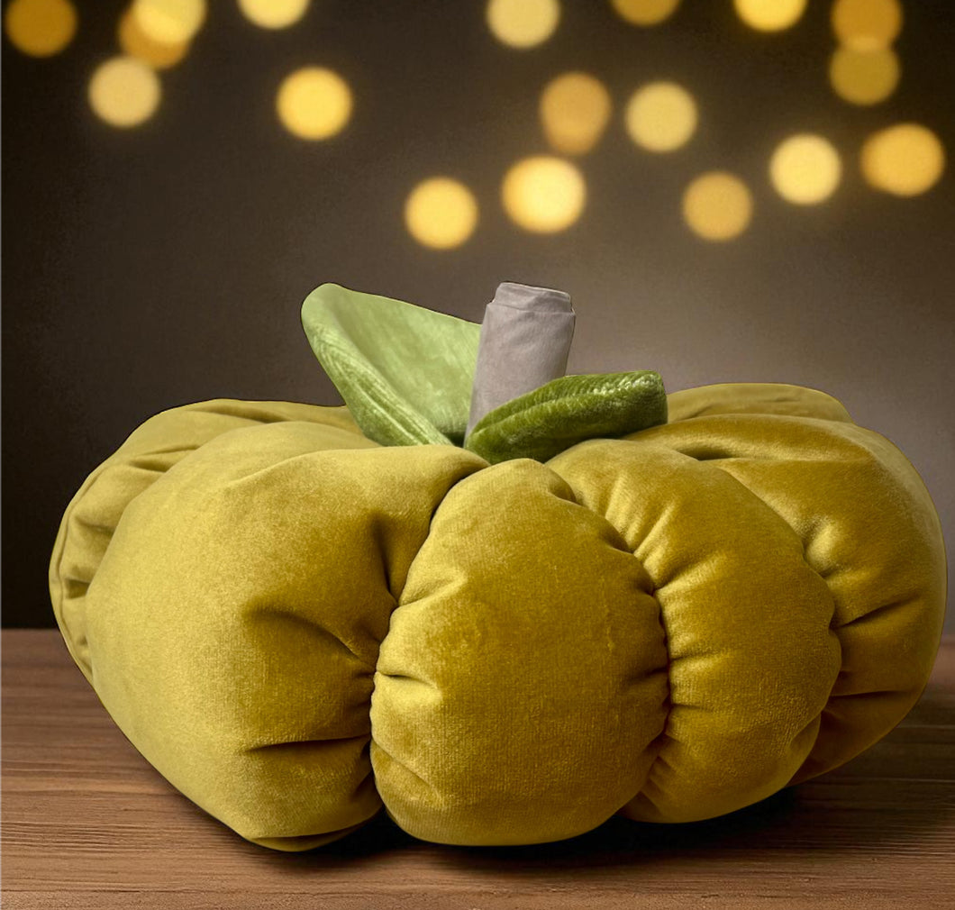 Cinderella Mustard Velvet Pumpkin