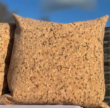 Load image into Gallery viewer, Natural Cork Outdoor Cushion Black Speckled
