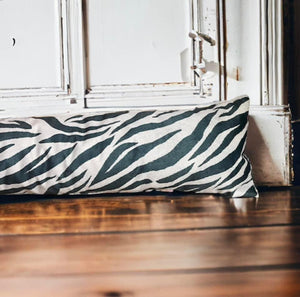 Zebra Velvet Draught Excluder