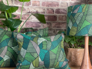Leaf Print Lampshade