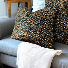 Load image into Gallery viewer, Retro Leopard Print Velvet Cushion

