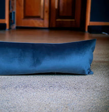 Load image into Gallery viewer, Navy Velvet Draught Excluder
