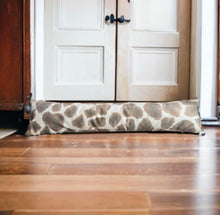 Load image into Gallery viewer, Giraffe Velvet Draught Excluder
