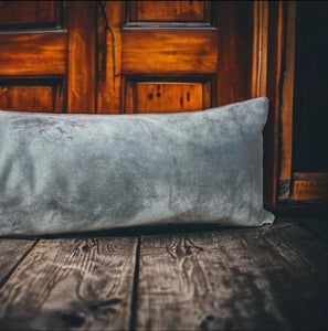 Grey Velvet Draught Excluder