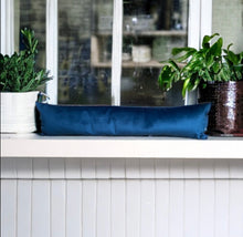 Load image into Gallery viewer, Navy Velvet Draught Excluder
