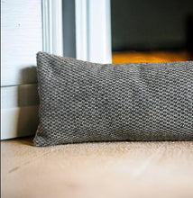 Load image into Gallery viewer, Black &amp; Silvery White Draught Excluder
