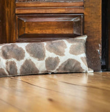Load image into Gallery viewer, Giraffe Velvet Draught Excluder

