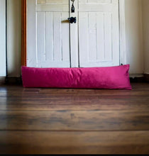 Load image into Gallery viewer, Cerise Velvet Draught Excluder

