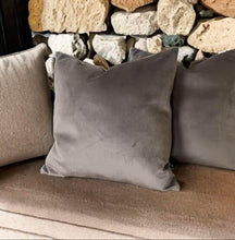 Load image into Gallery viewer, Mocha Velvet Cushion

