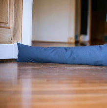 Load image into Gallery viewer, Navy Canvas Cotton Draught Excluder
