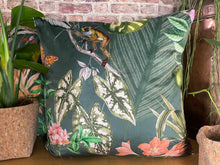 Load image into Gallery viewer, Tropical Monkey Cushion

