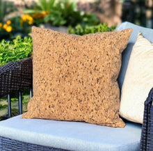 Load image into Gallery viewer, Natural Cork Outdoor Cushion Black Speckled

