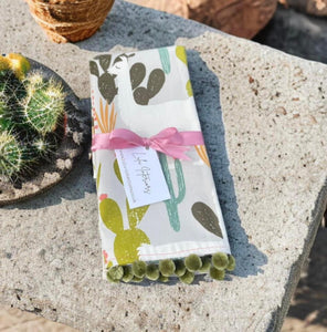 Cacti & Llama Tea Towel Set