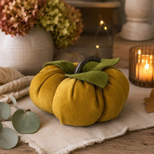Load image into Gallery viewer, Mustard Velvet Pumpkin Medium
