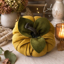 Load image into Gallery viewer, Mustard Velvet Pumpkin Medium
