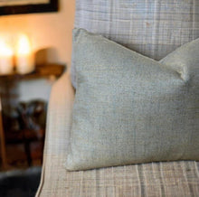 Load image into Gallery viewer, Pistachio With Gold Husk Linen Mix Cushion
