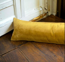 Load image into Gallery viewer, Mustard Velvet Draught Excluder
