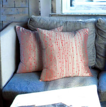 Load image into Gallery viewer, Gold &amp; Red Silk Cushion
