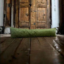 Load image into Gallery viewer, Olive Velvet Draught Excluder
