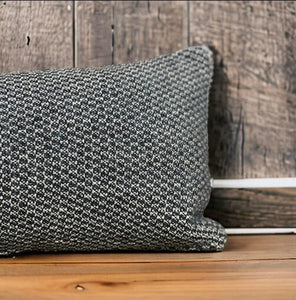 Black & Silvery White Draught Excluder