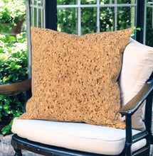Load image into Gallery viewer, Natural Cork Outdoor Cushion Black Speckled

