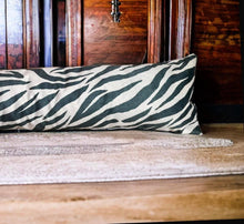 Load image into Gallery viewer, Zebra Velvet Draught Excluder
