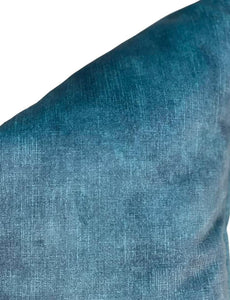 Jade Melange Velvet Cushion