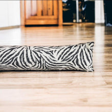 Load image into Gallery viewer, Zebra Linen Mix Draught Excluder

