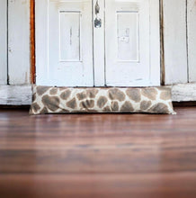 Load image into Gallery viewer, Giraffe Velvet Draught Excluder
