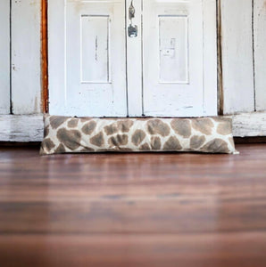 Giraffe Velvet Draught Excluder