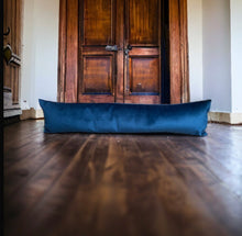Load image into Gallery viewer, Navy Velvet Draught Excluder
