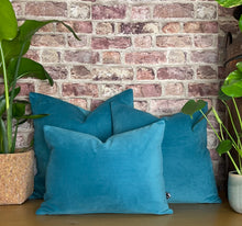 Load image into Gallery viewer, Jade Velvet Cushion
