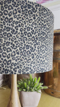 Load and play video in Gallery viewer, Leopard Print Velvet Lampshade
