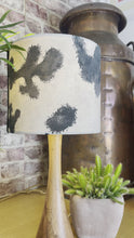 Load and play video in Gallery viewer, Friesian Cowhide Velvet Lampshade
